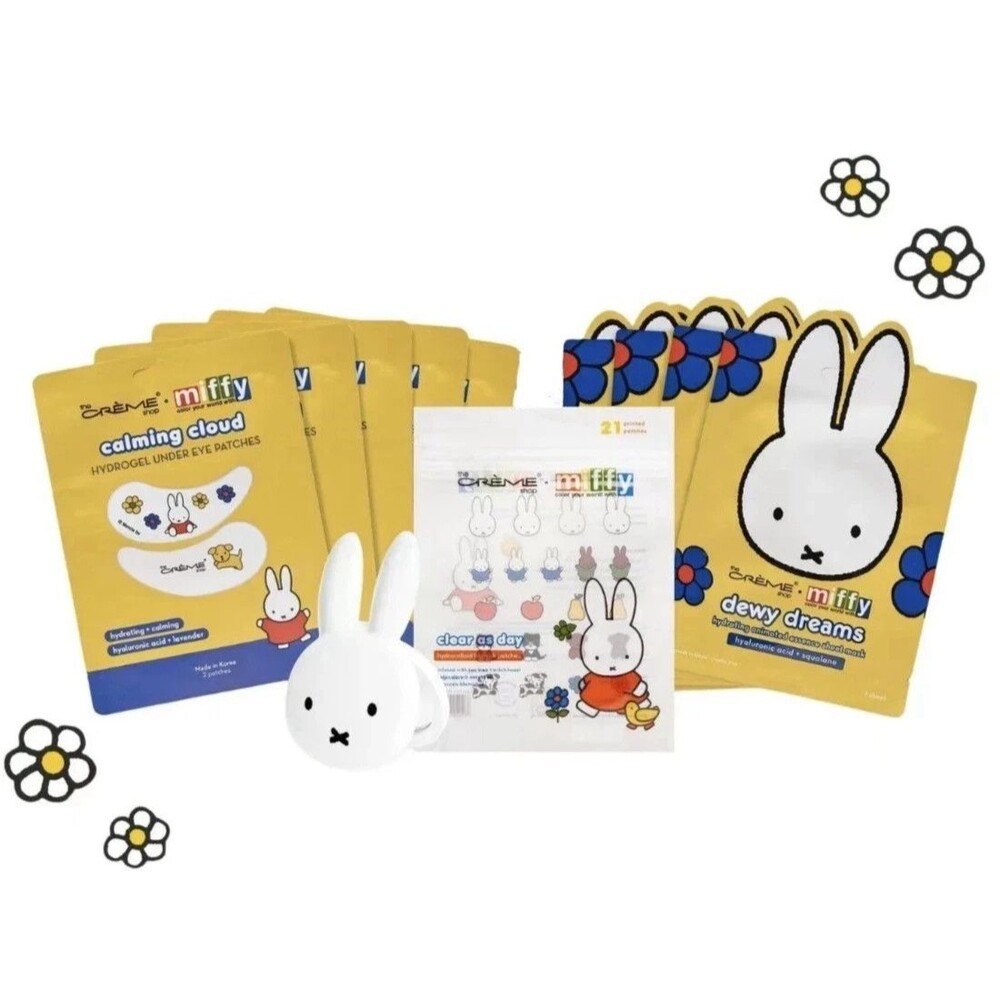 The Crème Shop X Miffy 11-Piece Skincare Set with Miffy Mirror
